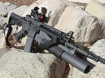 Armas de fogo AR 15 M4 M203