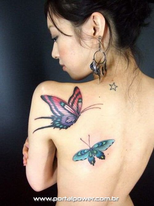 Tatuagem Borboletas - Tattoo Butterfly (23)
