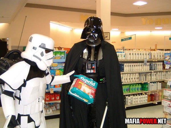 Darth Vader trollando no supermercado (3)