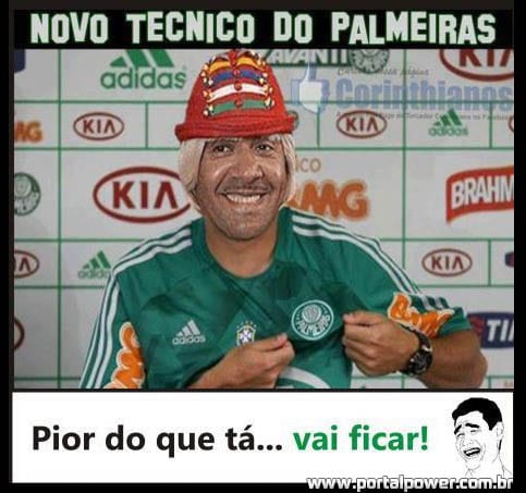 Novo Técnico do Palmeiras - Tiririca, pior que tá não fica