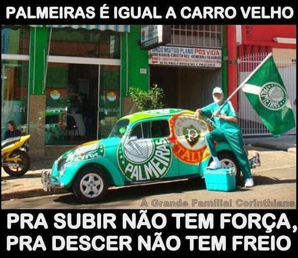Palmeiras-igual-carro-velho