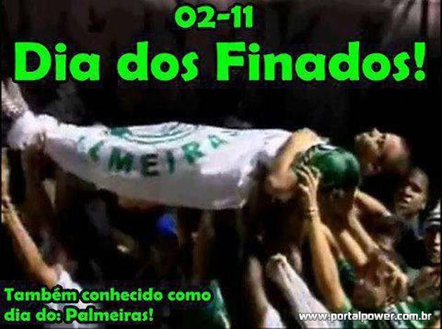 Dia de finados com Palmeiras