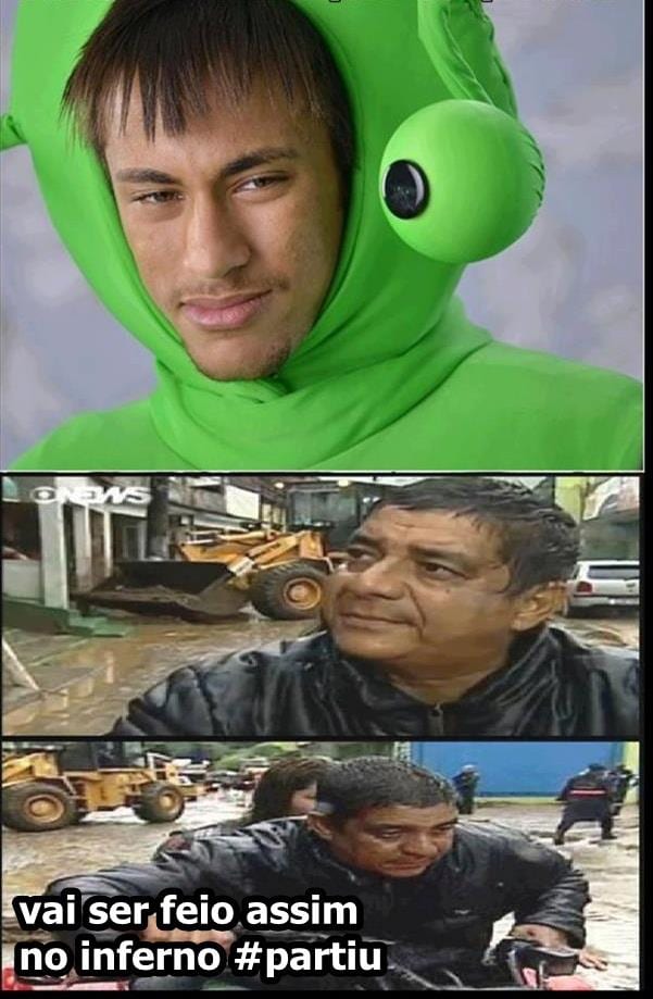 Zeca Pagodinho e Neymar verde