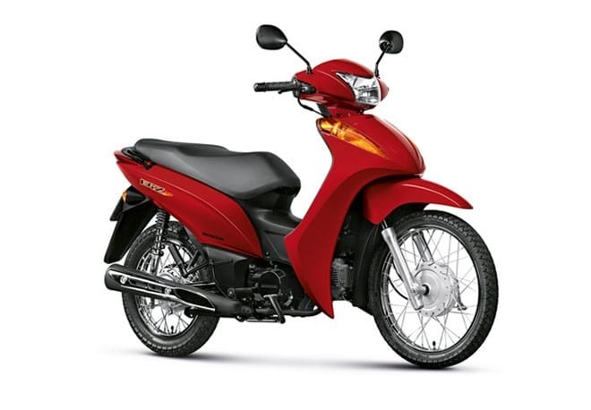 Honda Biz 2015 vermelha