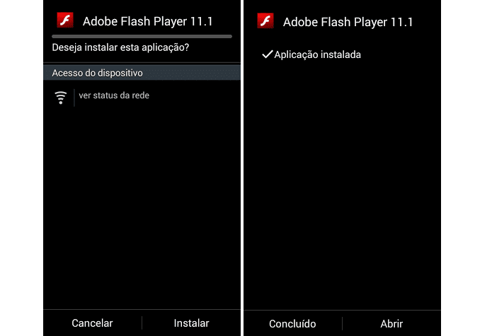 Flash Player no Android