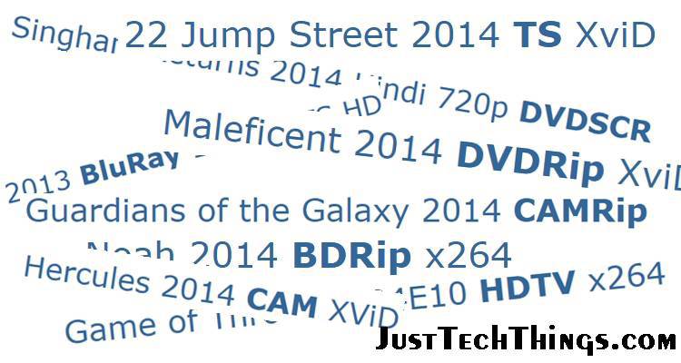Aprenda as diferenças entre DVDRip, DVDScr, TS, TC, CAM e ETC...