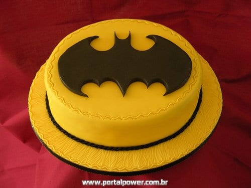 Bolo Batman Pasta Americana 6
