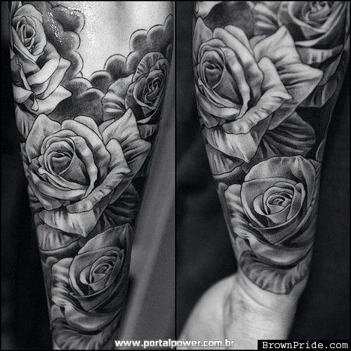 Tatuagem de Rosas 3