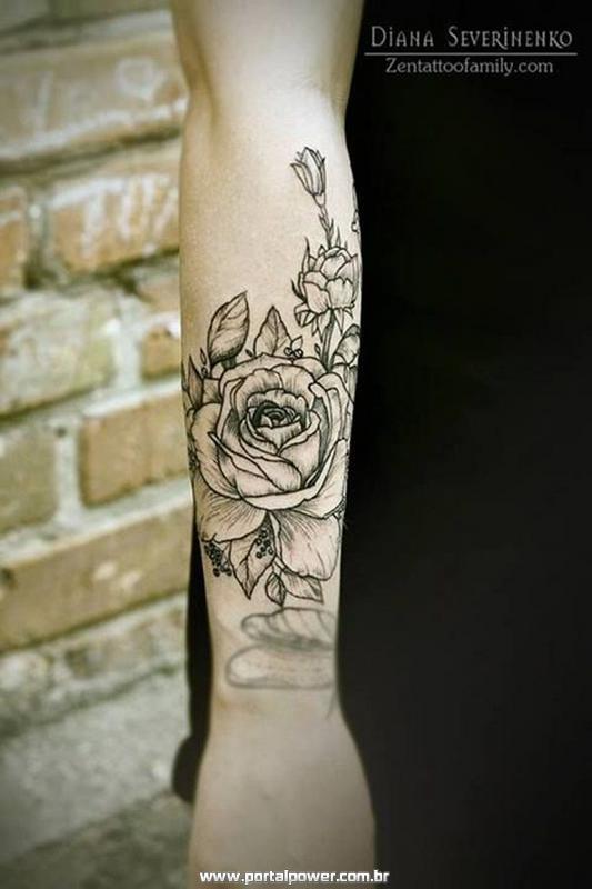 Tatuagem de Rosas 9
