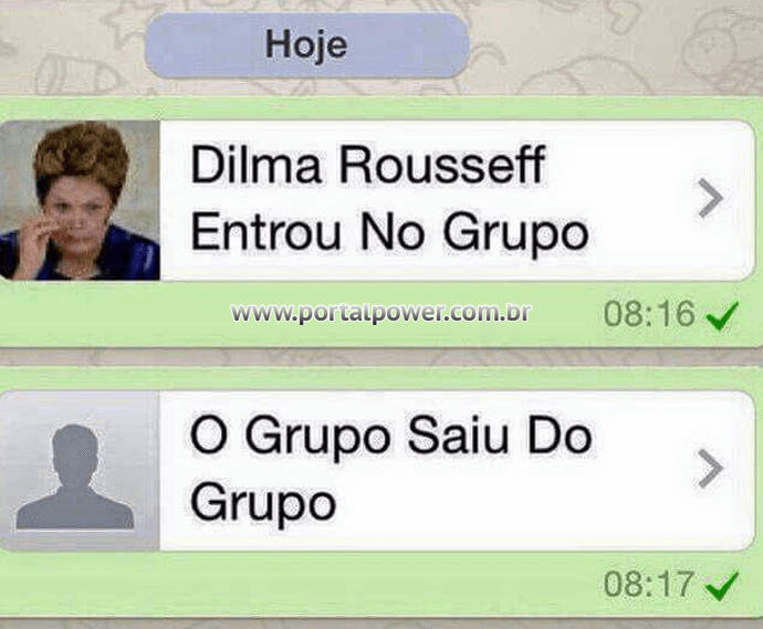 Dilma entrou no grupo (1)