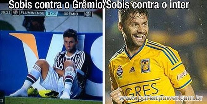 Sobis contra o Grêmio, Sobis contra o Inter