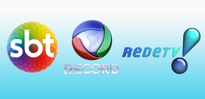Record TV, RedeTV! e SBT