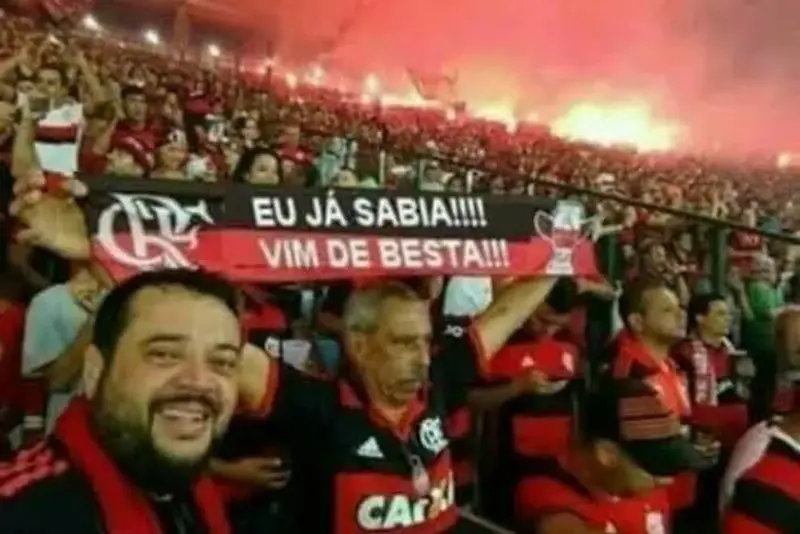 Ja sabia vim de besta Meme Flamengo