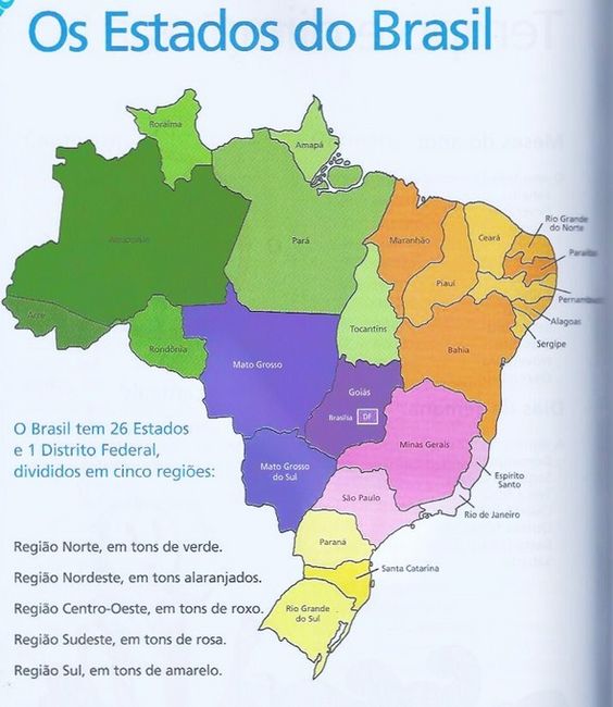 Regioes e Estados do Brasil