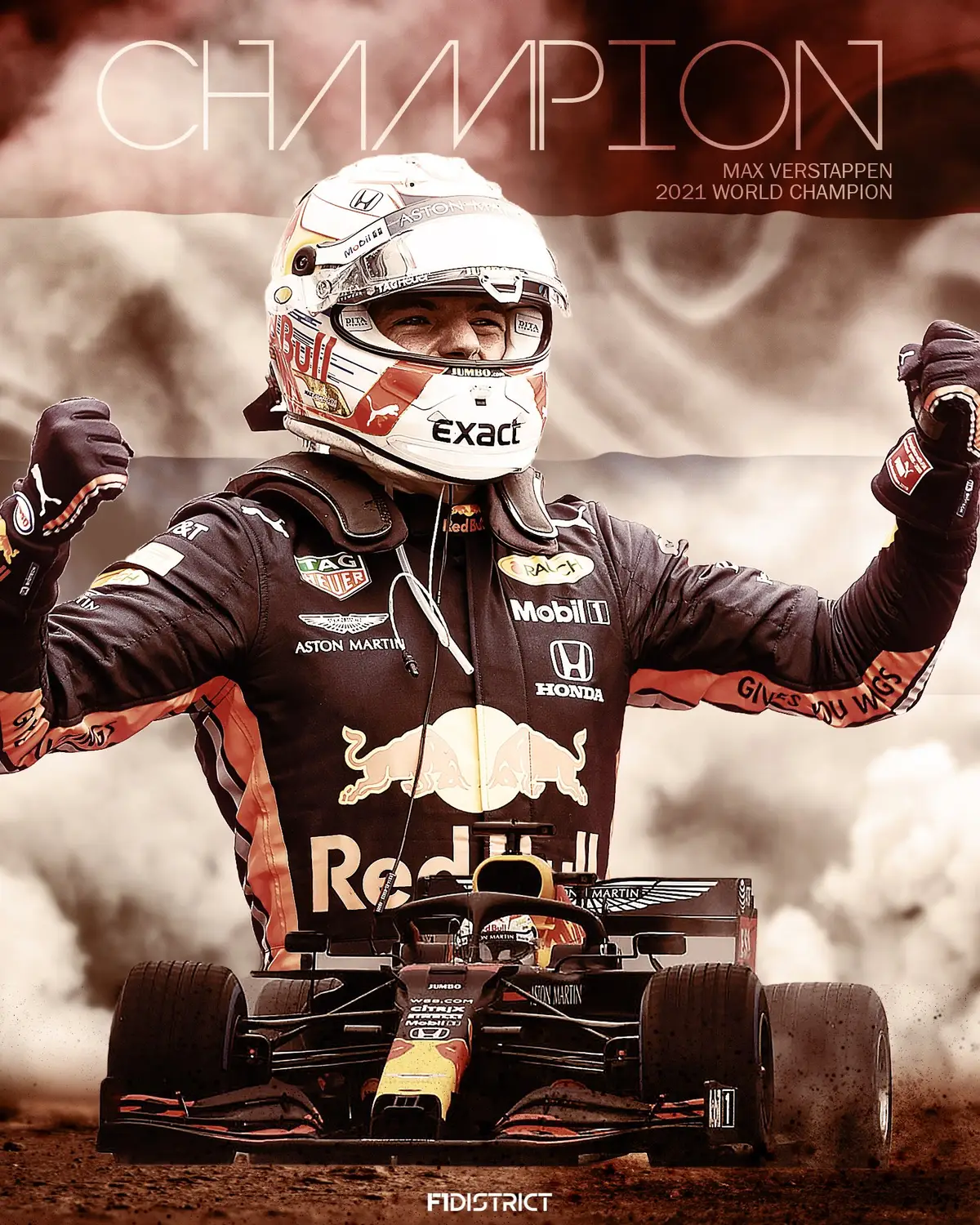 Max Verstappen F Championship Wallpaper