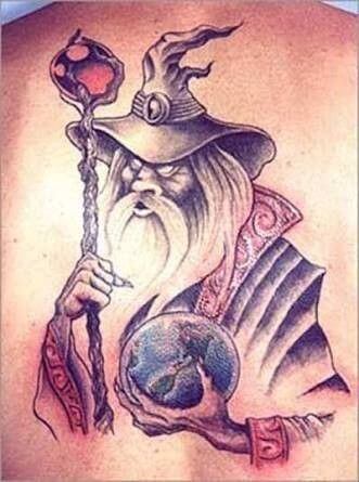 Tatuagem de Bruxo ou mago