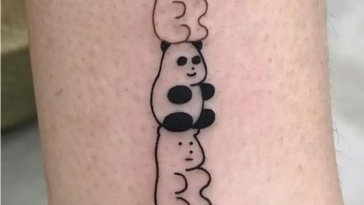 tatuagem fofinha ursos