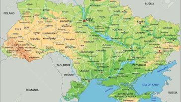 Mapa Europa Russia Ucrania