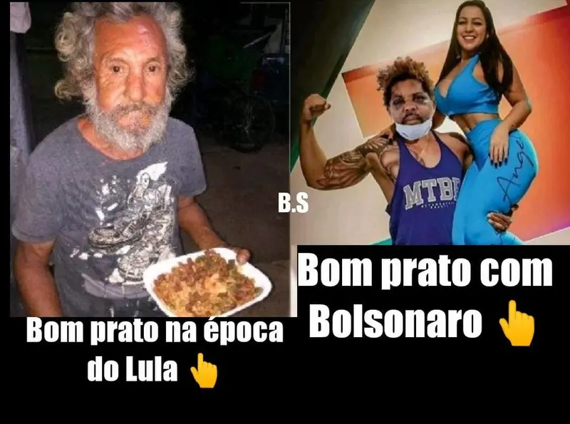 Bom prato na epoca do Lula bom prato com Bolsonaro