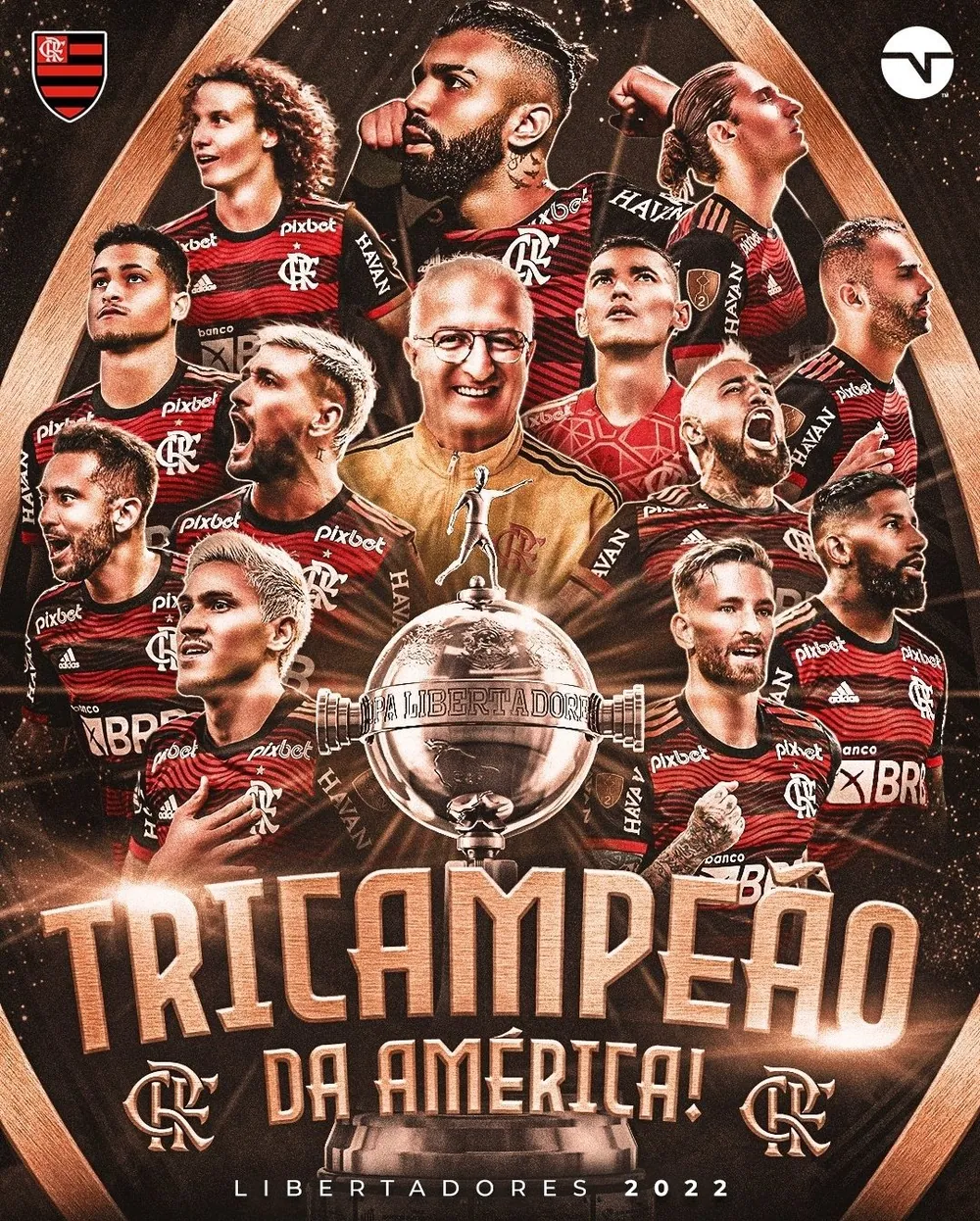 Tricampeao Flamengo