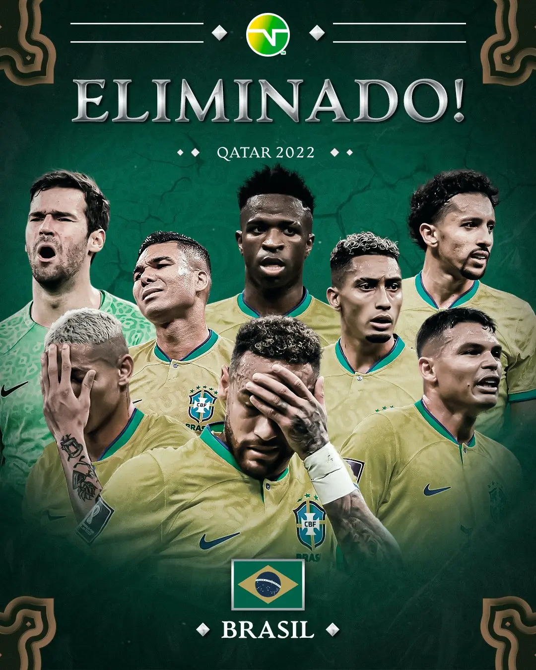 Eliminado Brasil da Copa