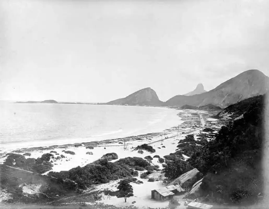Copacabana por volta de 1880