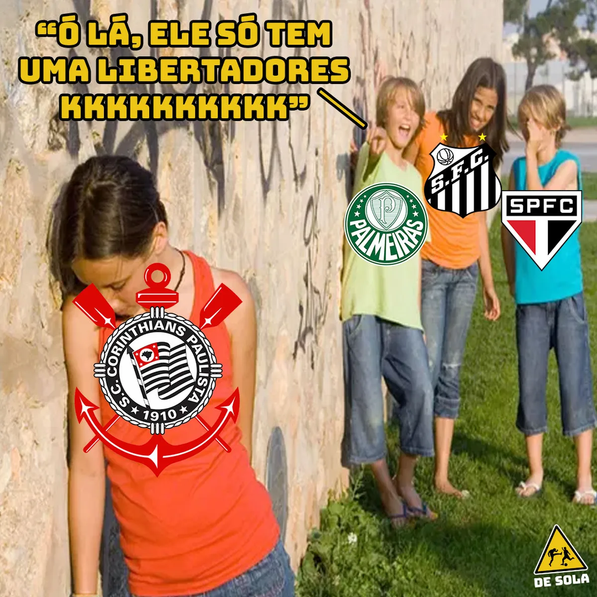 O Corinthians sofrendo bullying dos amiguinhos quando o assunto é Libertadores Resultado