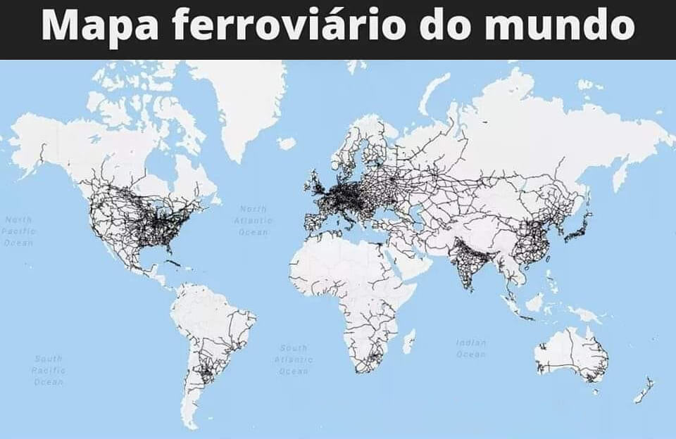 Mapa Ferroviario Mundial 1