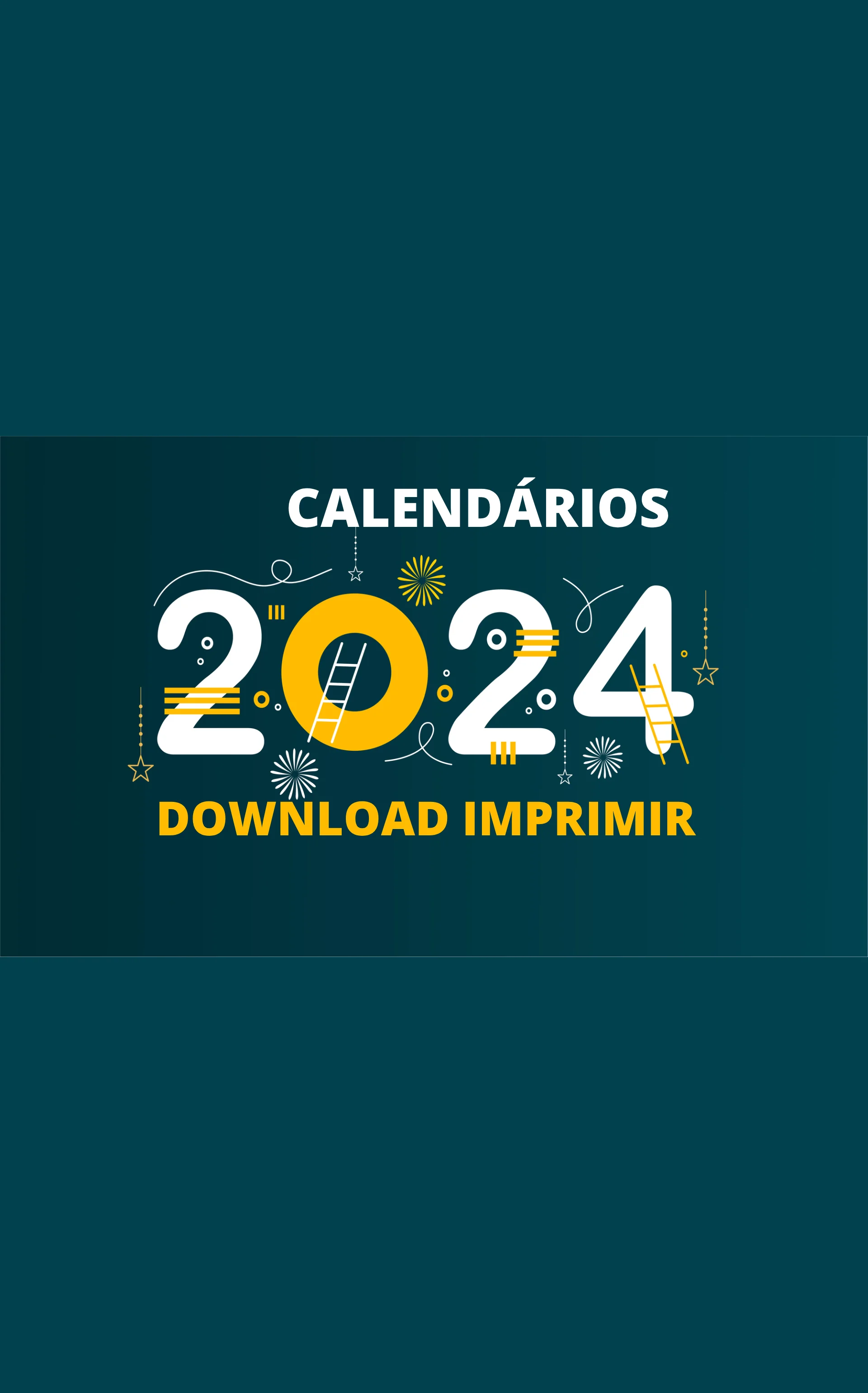 Calendário 2024 De Feriados E Para Imprimir Alta Qualidade PortalPower