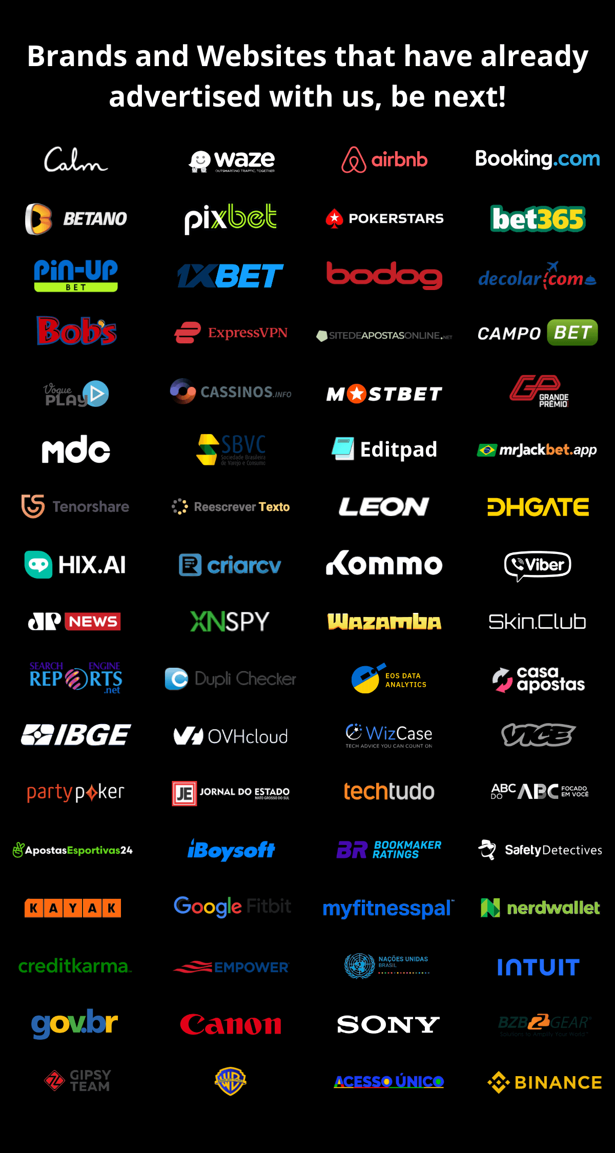 Marcas Anunciantes Marcas Anunciantes